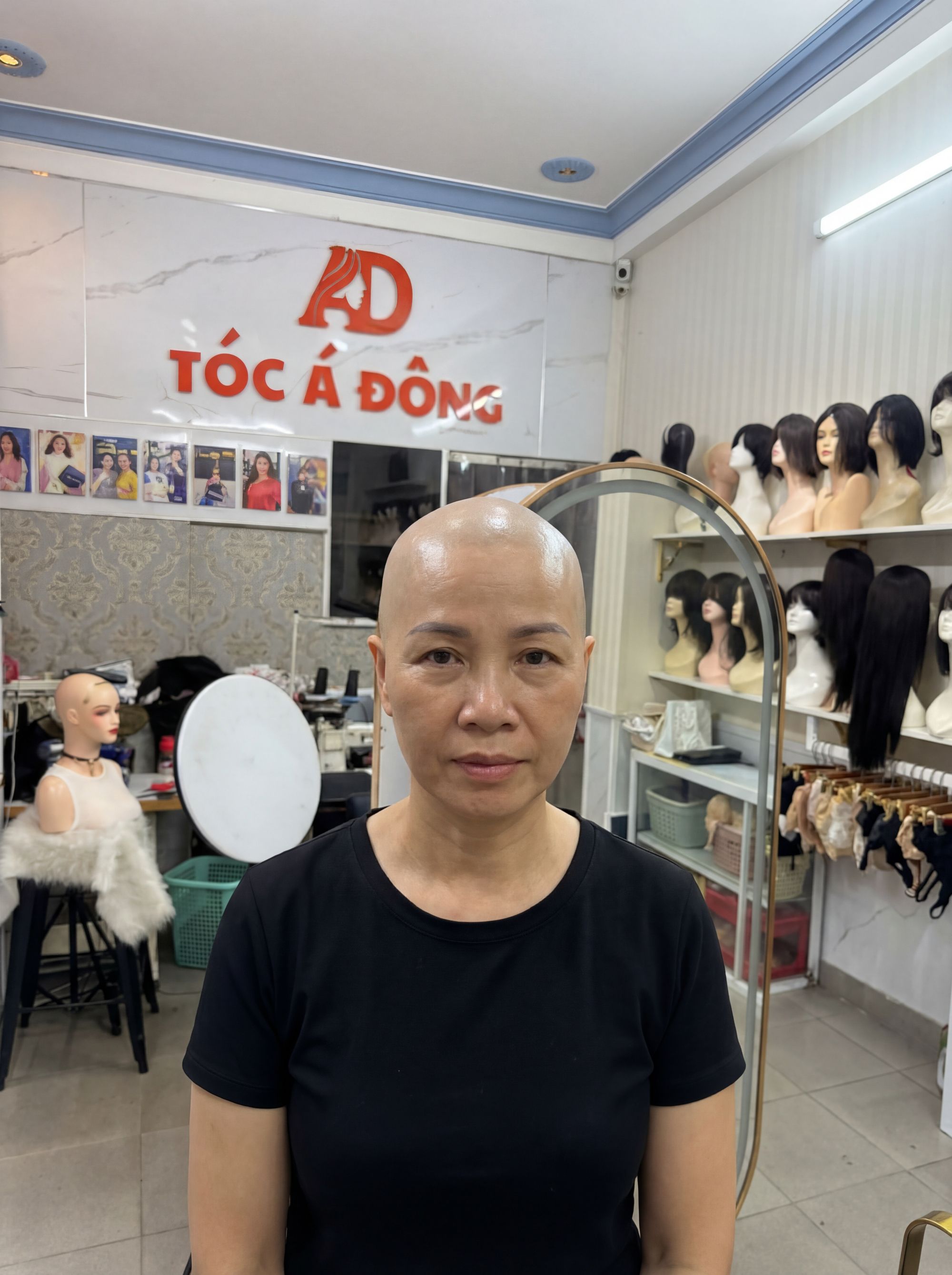 Tóc Mái Giả Nữ - Tóc Á Đông