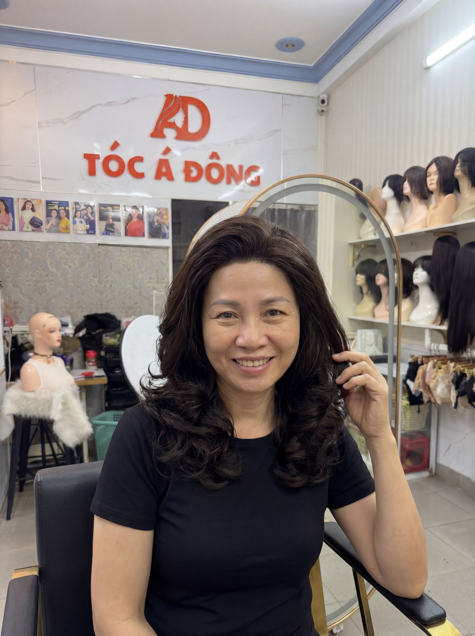 Mẫu Tóc Giả Nữ Đẳng Cấp - Tóc Á Đông
