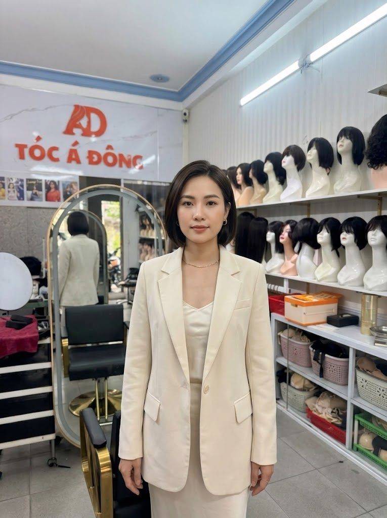 tóc giả cao cấp - Tóc Á Đông