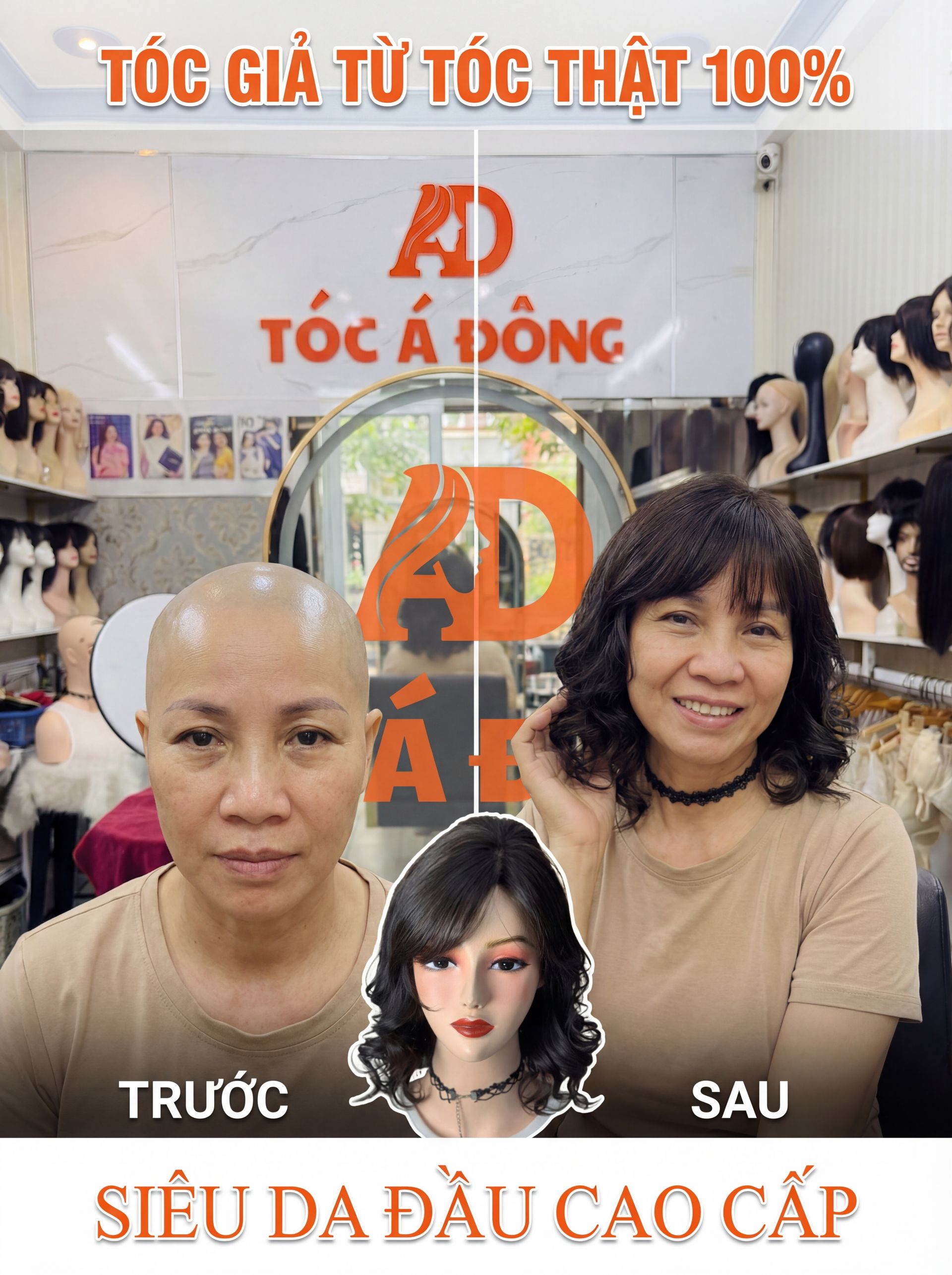 địa chỉ mua tóc giả cho người hóa trị - Bí Mật Nhan Sắc Của Phái Đẹp