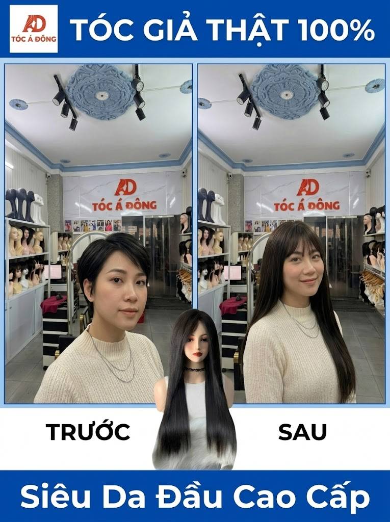 tóc giả nữ nguyên đầu dài: Trải Nghiệm Đẳng Cấp Tại Tóc Á Đông - Tóc Á Đông