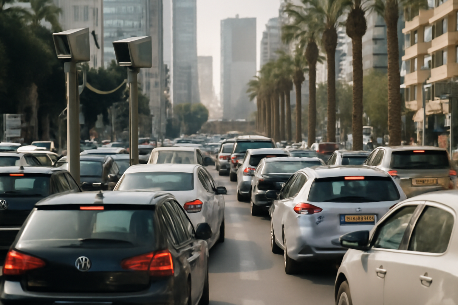 תל‑אביב משיקה ניסוי בתשלום גודש באמצעות מצלמות חכמות