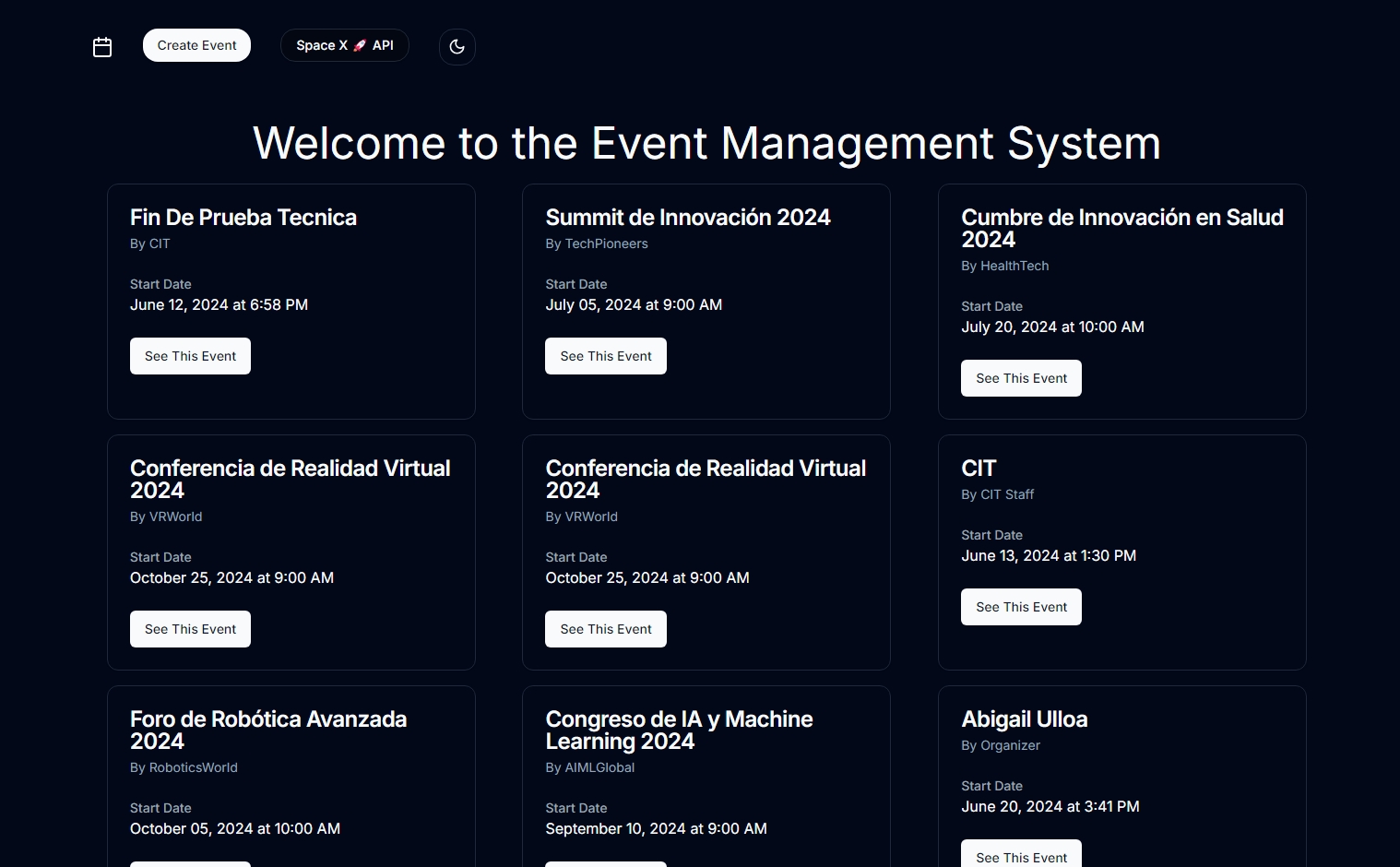 Event Management System