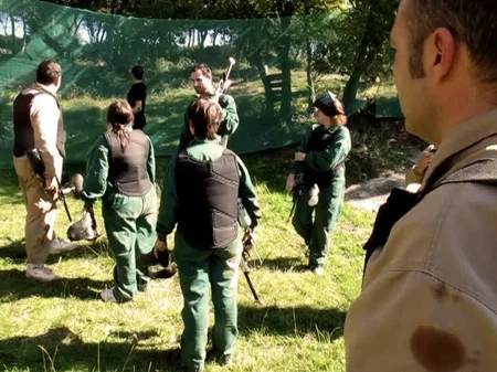 Paintball a Osona, a l´Esquirol