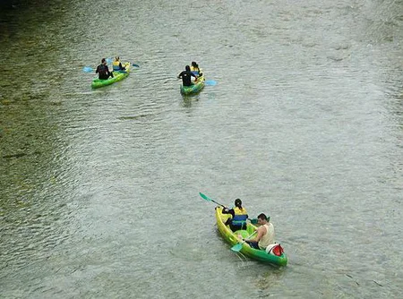 Descenso en canoa guiado río Deva. De Buelles a Unquera