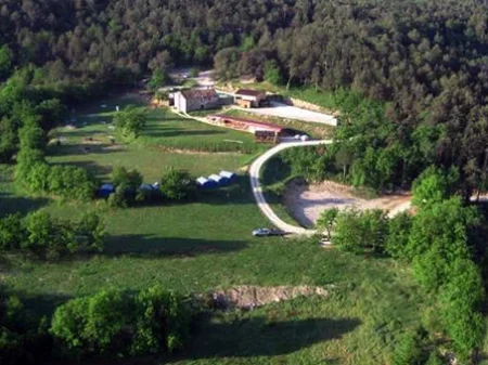 Juego de orientación en Sant Miquel de Campmajor (Girona)