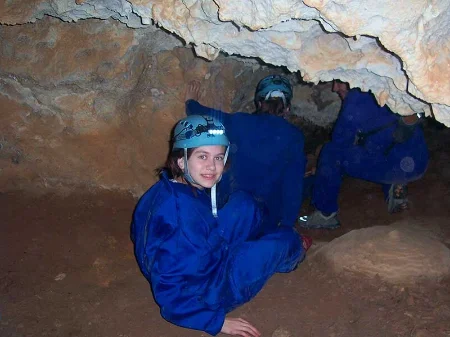 Espeleología en Benifallet.