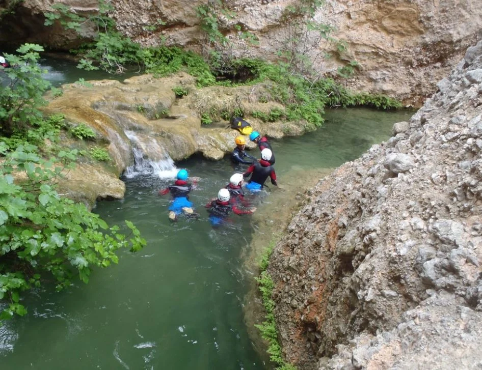 Descenso barranco de canaletas — 2 barranco canaletes tarragona