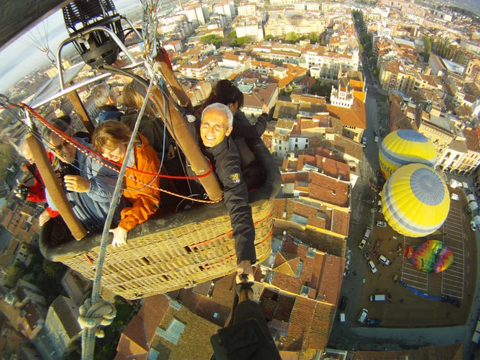 Vuelos en globo paseos en globo en osona vic — Vuelo globo osona 4p
