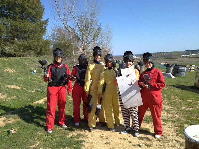 Paintball — Grupo chicas pb