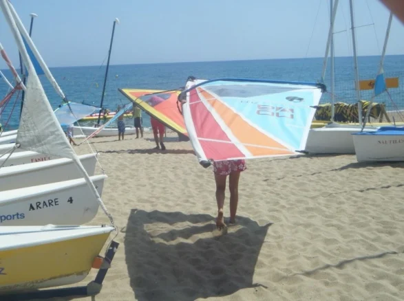 Curso de windsurf en calella — Windsurf curso calella