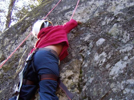 Rappel, Tirolina y Escalada en roca