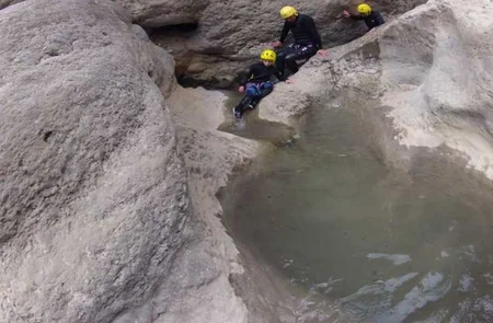 Barranco Sant Pere en Sort. Iniciación
