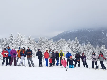 Raquetas de nieve en Peña Negra, Soria