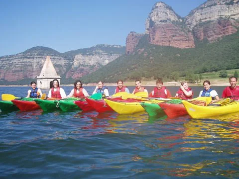 Excursion en kayak por el embalse de sau — 2 exc