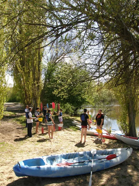 Piraguismo en Salamanca. Kayak en el río Tormes desde Encinas  SEO