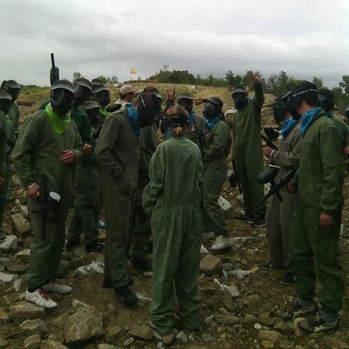 Paintball en los angeles de san rafael — Paintball cercademadrid