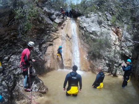 Barranco Arroyo Majales, el barranco de los pitufos en Júzcar