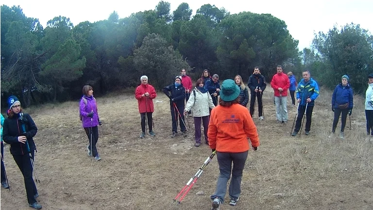 Nordic walking marcha nordica en sau — Marchanordica sau guiada