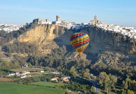 Vuelo en globo en Arcos de la Frontera (Cádiz)