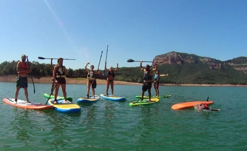 Multiactividad kayak paddle surf — 2 paddlesup barcelona