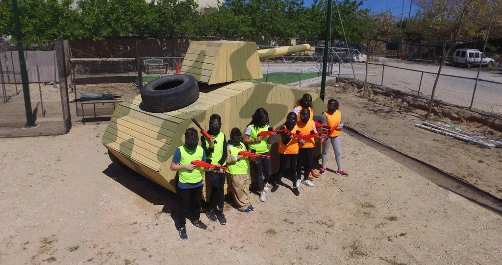 Cumpleanos infantil diferente paintball para ninos — 2 paintball infantil
