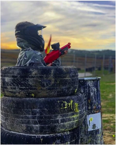 Paintball infantil, mini paintball
