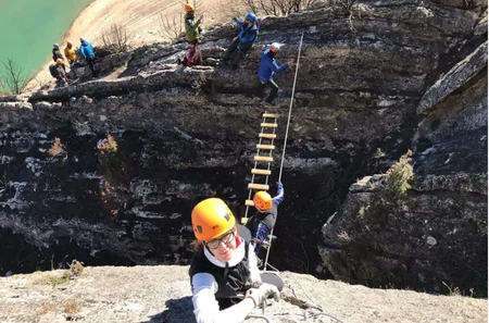 Vía Ferrata de la Boca del Infierno en Sacedón