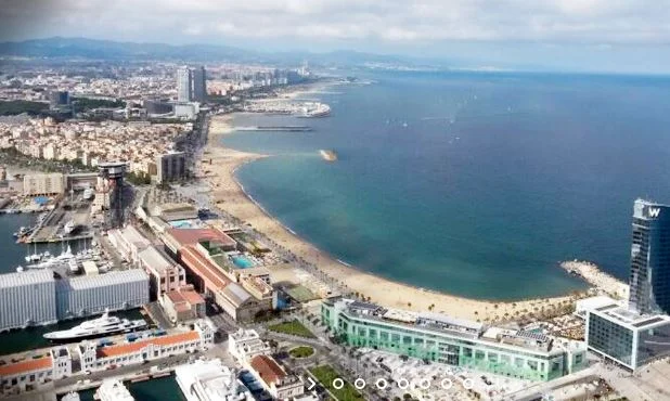 Vuelo en helicoptero en barcelona vuelo litoral de barcelona y besos — 2 helicoptero barcelona costa