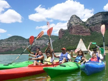 Paseo en kayak por el Embalse de Sau