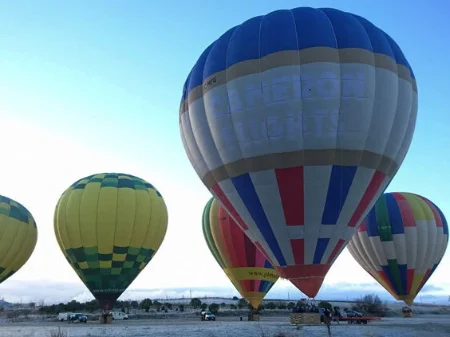 Publicidad en globo aerostático en Segovia