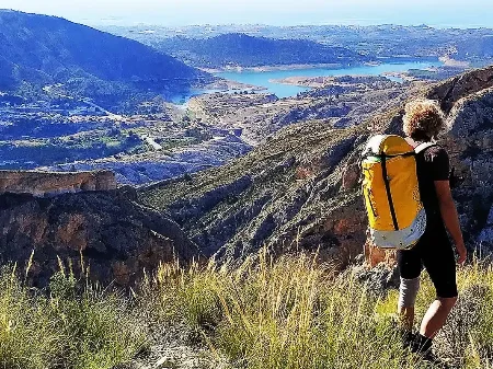 Barranco de agua en l'Estret del Pantà (Alicante)