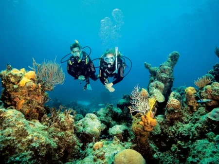 Iniciación al buceo en Tossa de Mar. Primera inmersión de curso