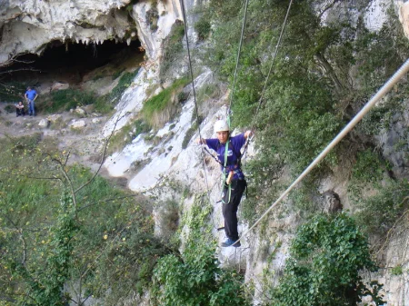 Vía ferrata Los Puentes en Picos de Europa (Cantabria)