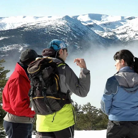 Raquetas de nieve en Peña Negra, Soria