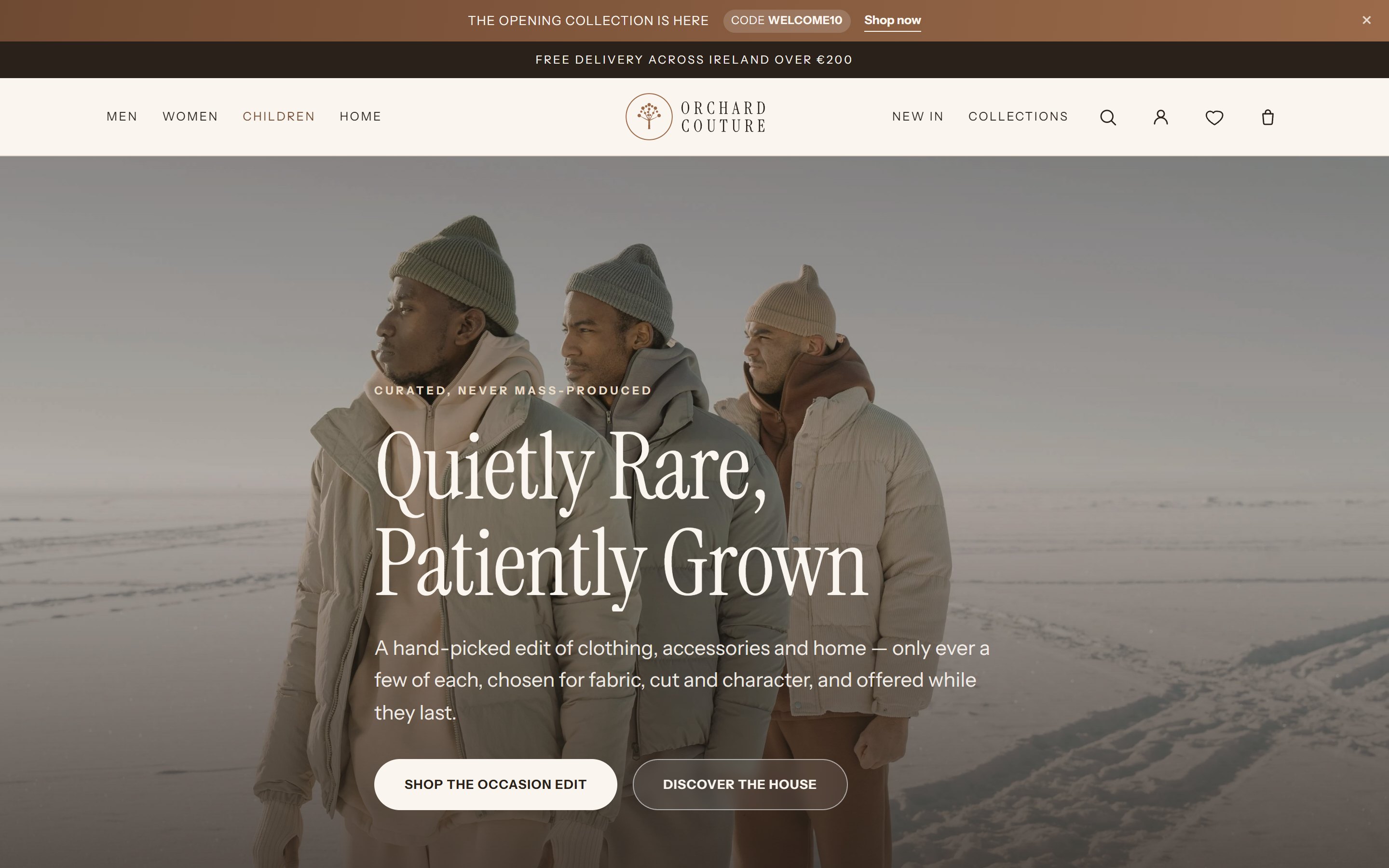 Orchard Couture — live site preview