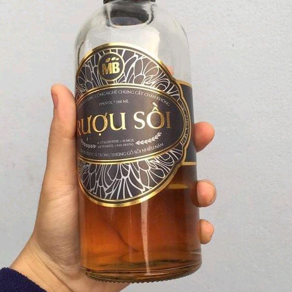 Chai Rượu Gỗ Sồi 750 ml
