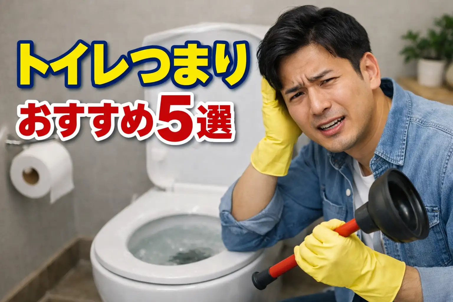 トイレつまり業者 おすすめ５選(全国対応)