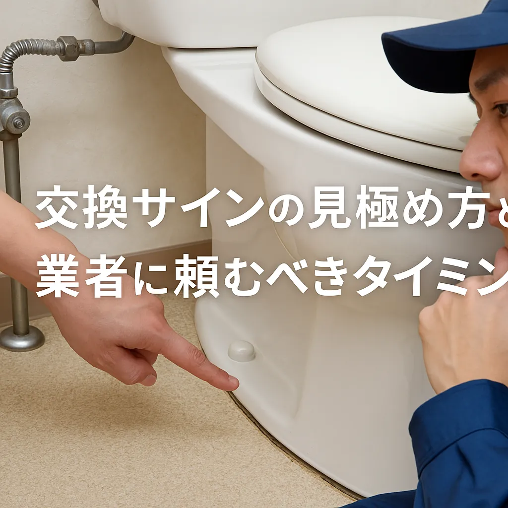 交換サインの見極め方と業者に頼むべきタイミング