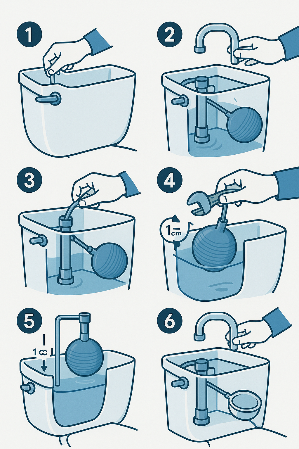 ✅ 浮き球の交換手順🪠