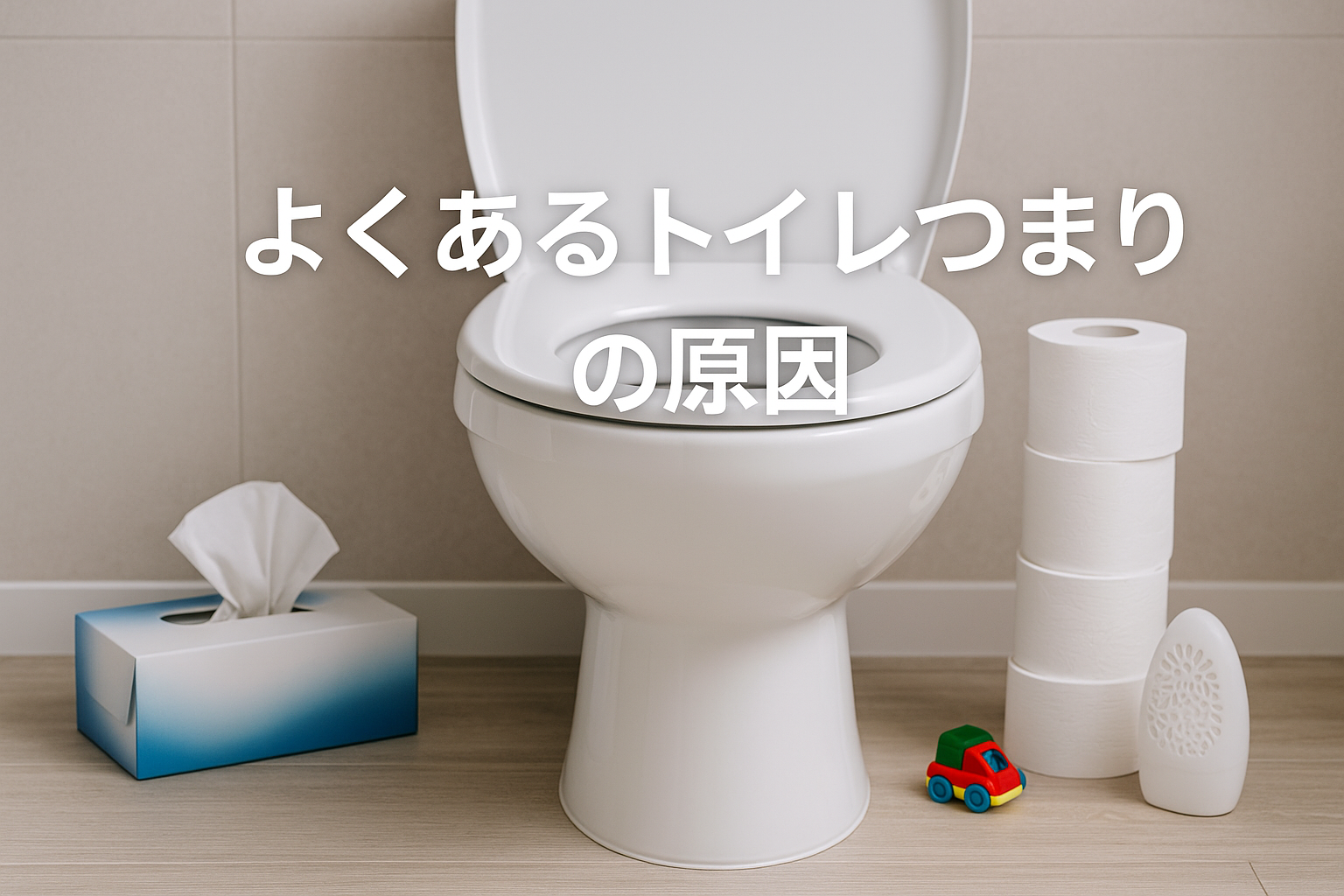よくあるトイレつまりの原因