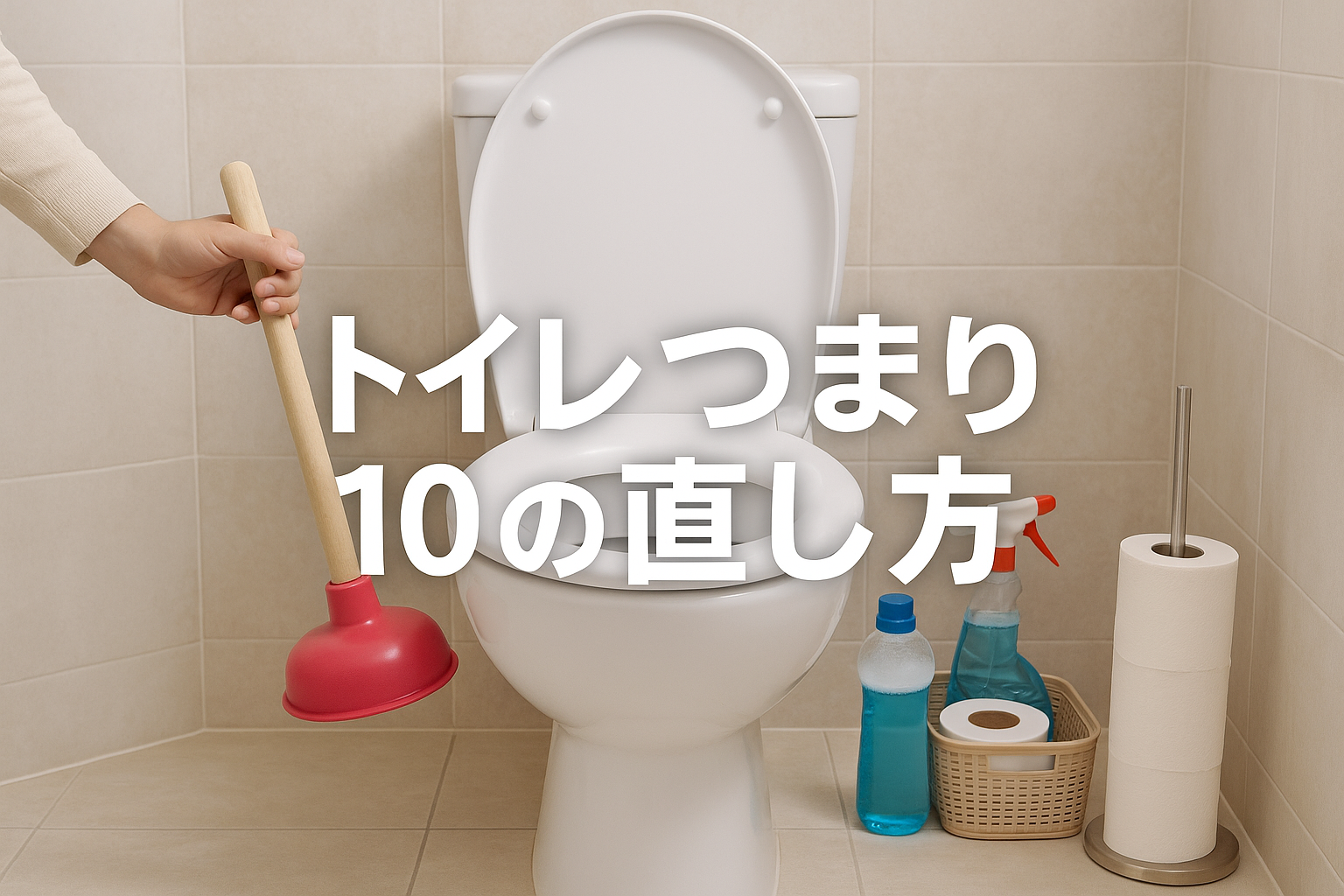 トイレつまり10の直し方