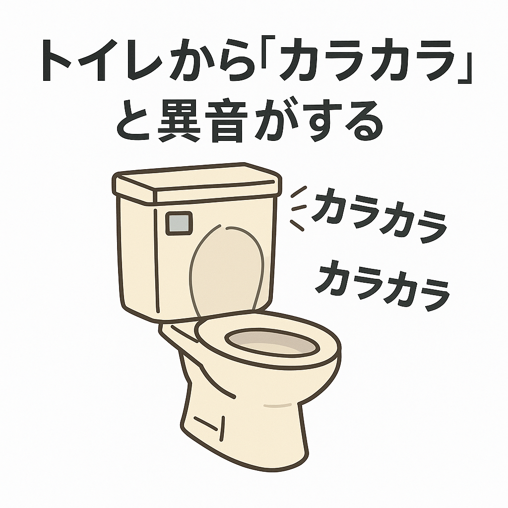 トイレから「カラカラ」と異音がする
