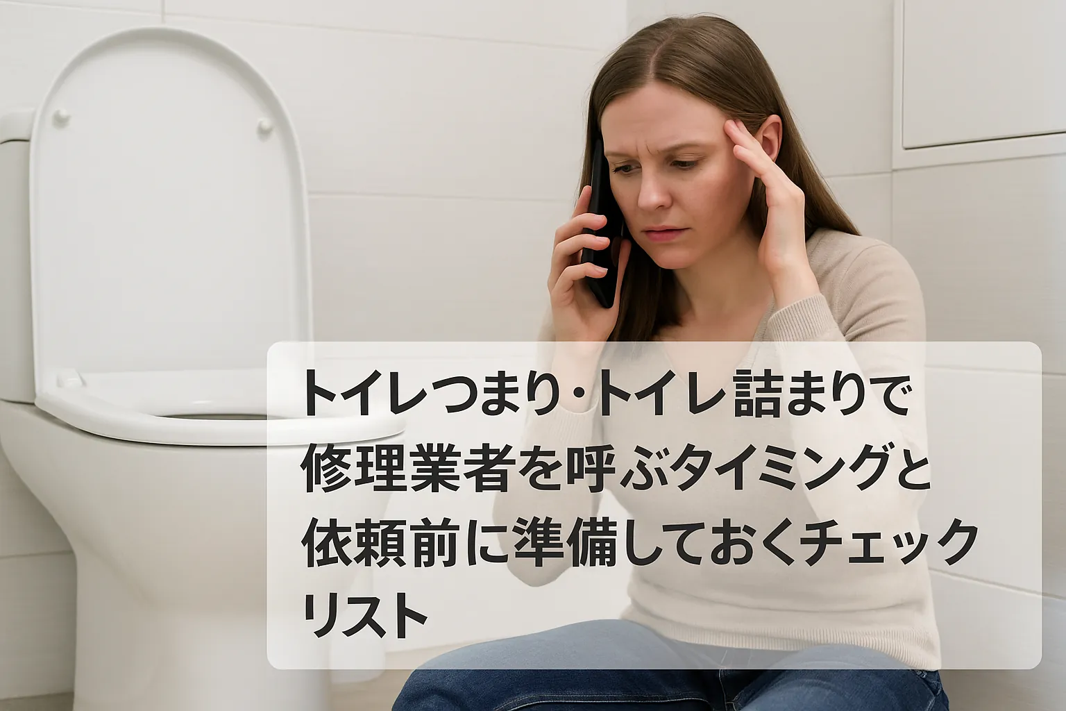 修理業者を呼ぶ目安と依頼前に準備しておくこと