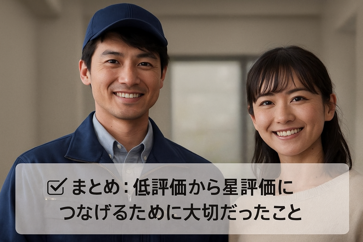 まとめ：低評価から星5評価につなげるために大切だったこと