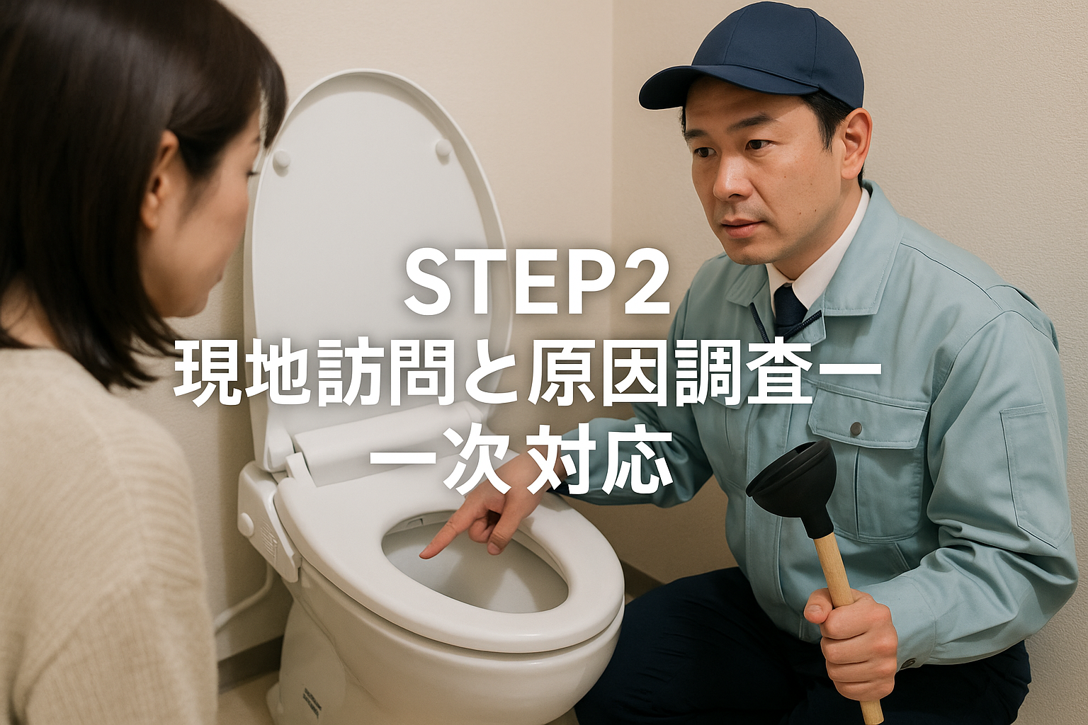 STEP2 現地訪問と原因調査・一次対応