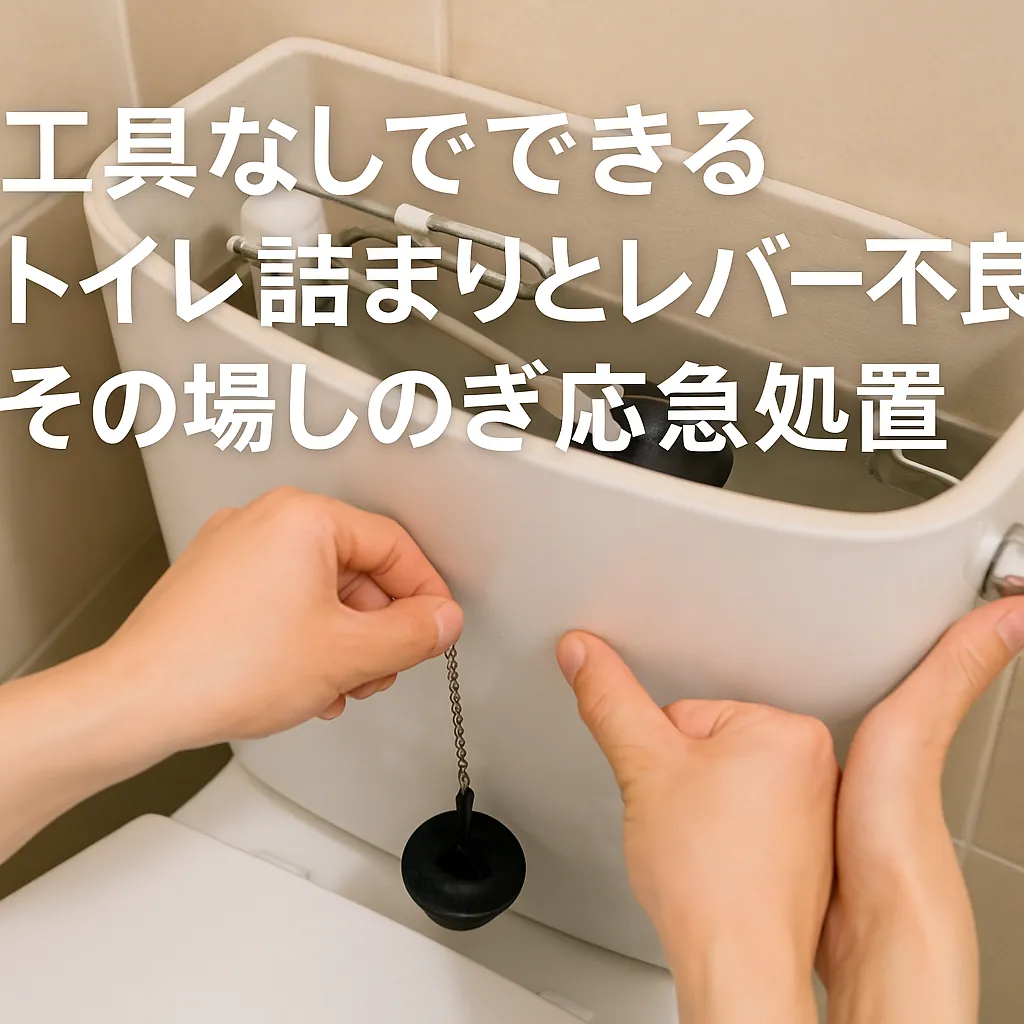 工具なしでできるその場しのぎの直し方