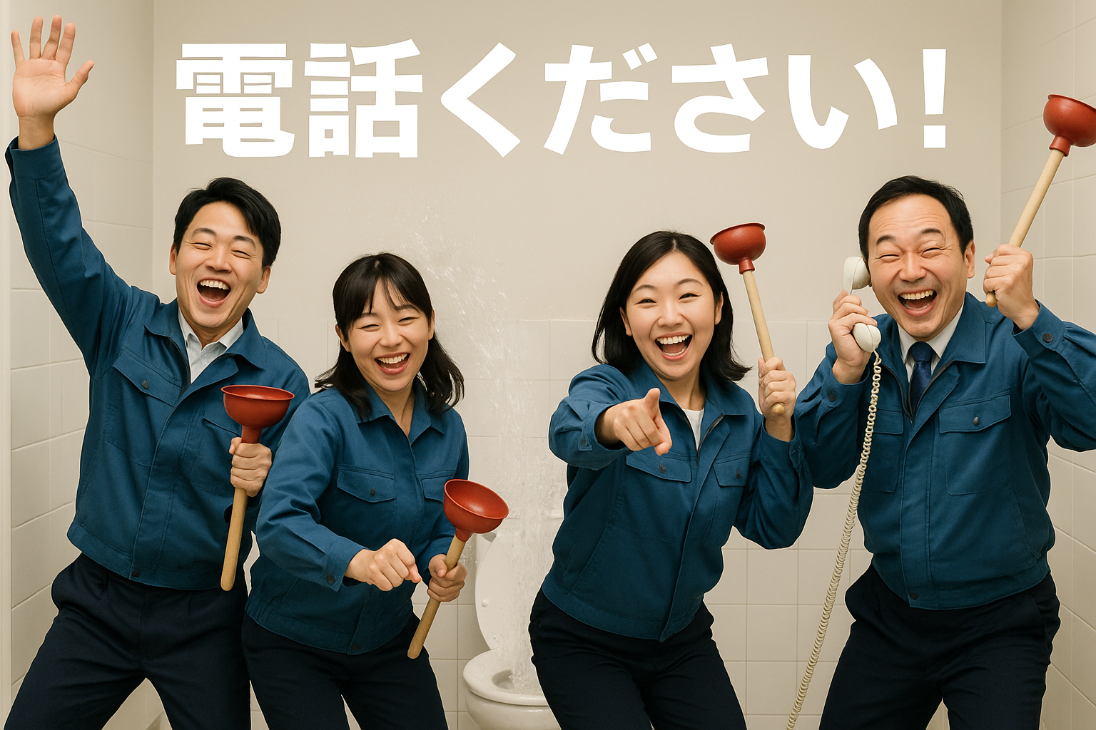 大阪市・堺市担当：トイレ詰まりは即日解決｜水道救急