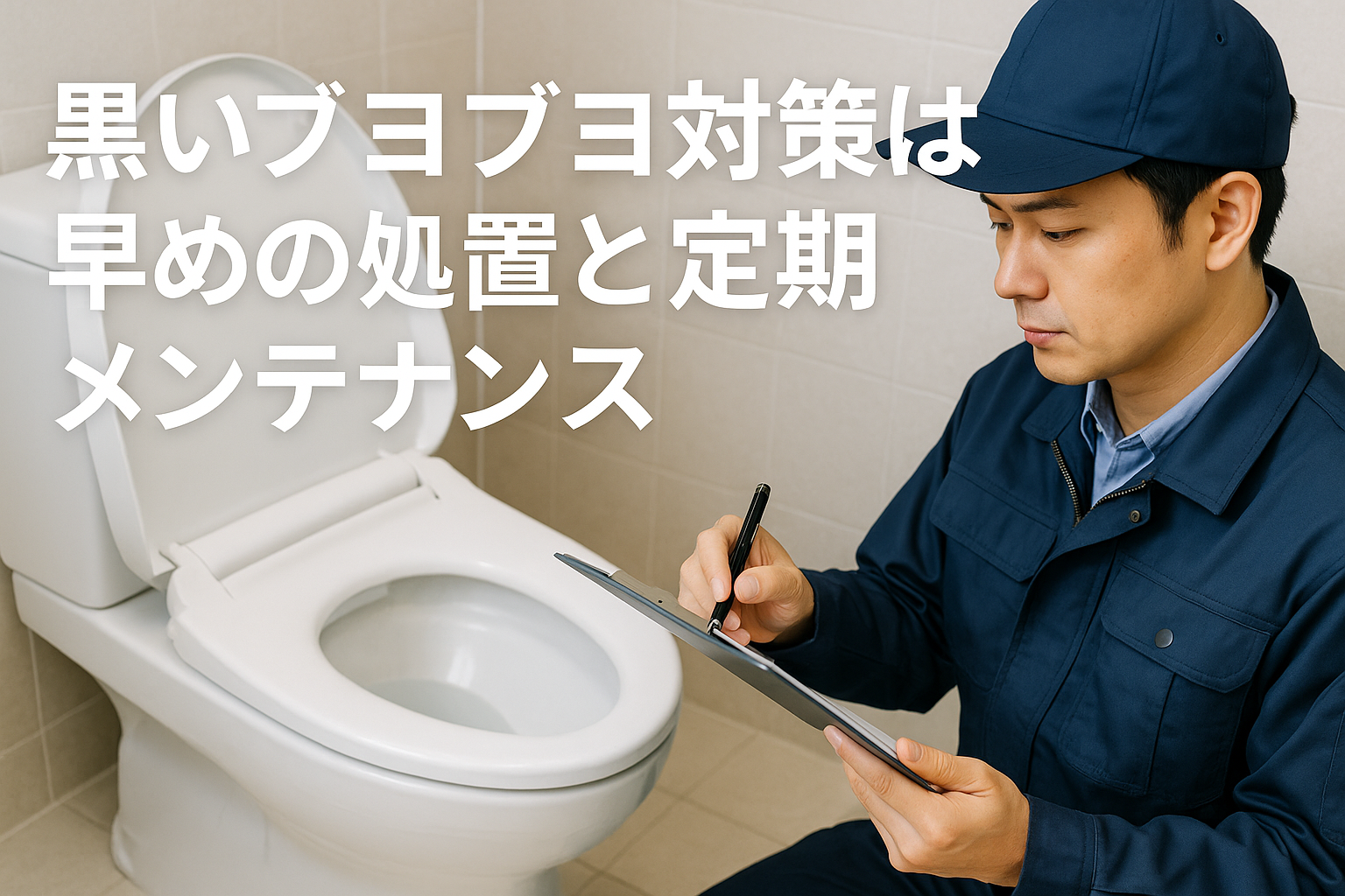まとめ｜黒いブヨブヨによるトイレつまりは早めの対処と定期メンテナンスが肝心