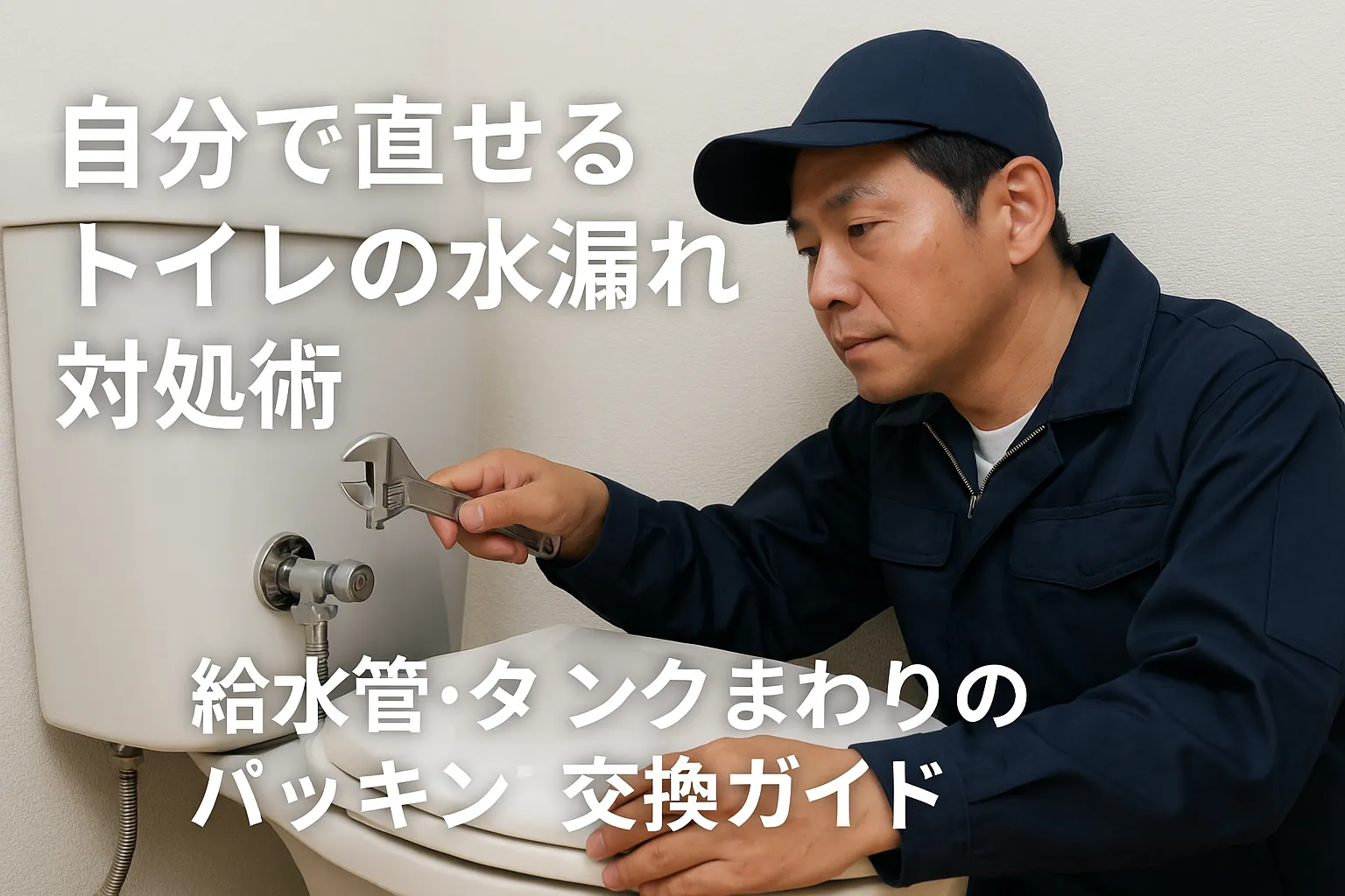 【トイレ詰まり】自分で直せるトイレの水漏れ対処術|給水管・タンクまわりのパッキン交換ガイド